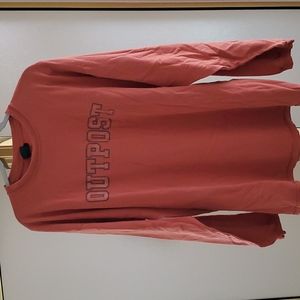 Long sleeve cotton American Outpost t-shirt Comfortable with a lot of life left!